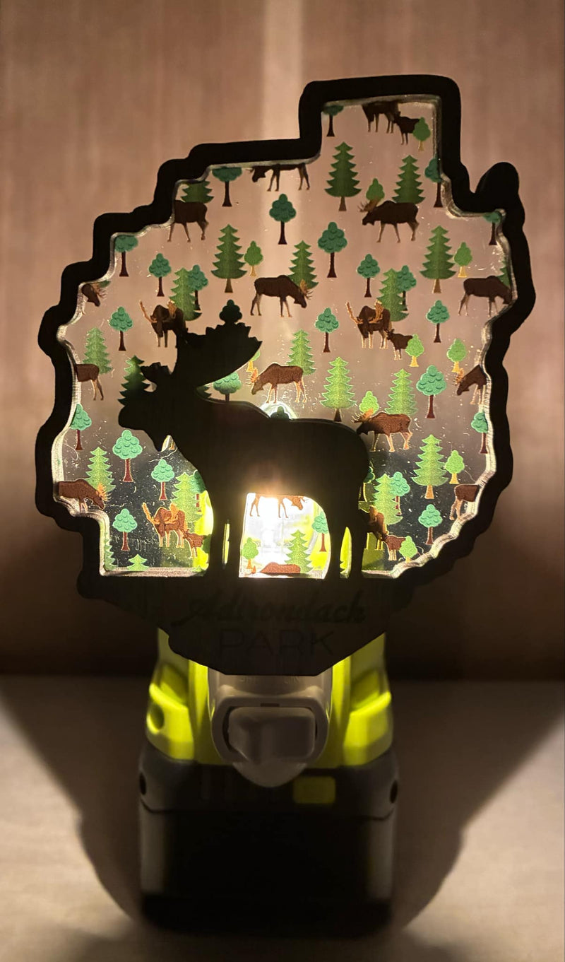 Adirondack Inspired Wall Plugin Night Lights