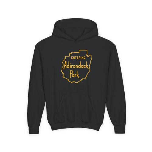 Entering & Leaving Adirondack Park Youth Hoodie (SM-XL)