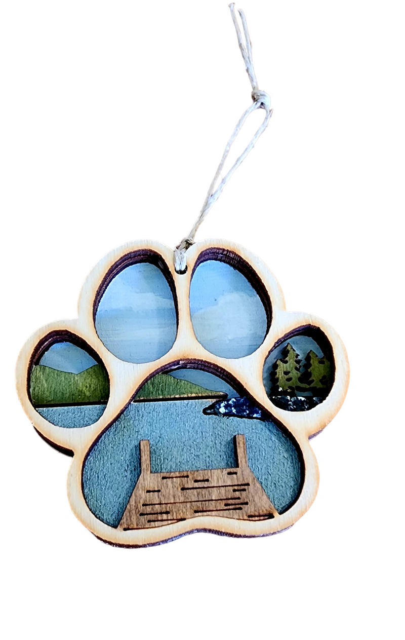 Dog/Cat Paw Dock Ornament
