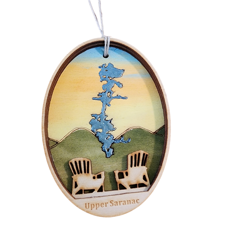 Upper Saranac Lake Ornament