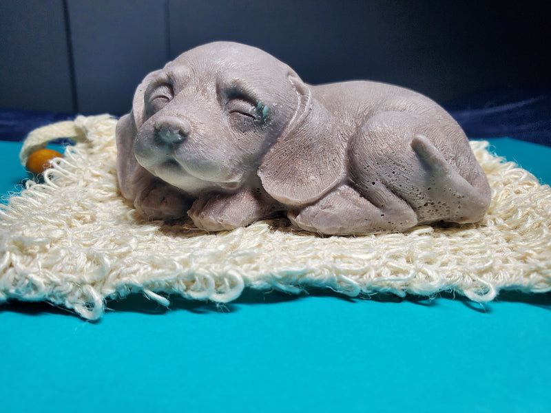 Sleeping Dog Shaped Soap