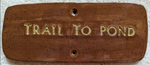 Small Customizable Trail Sign