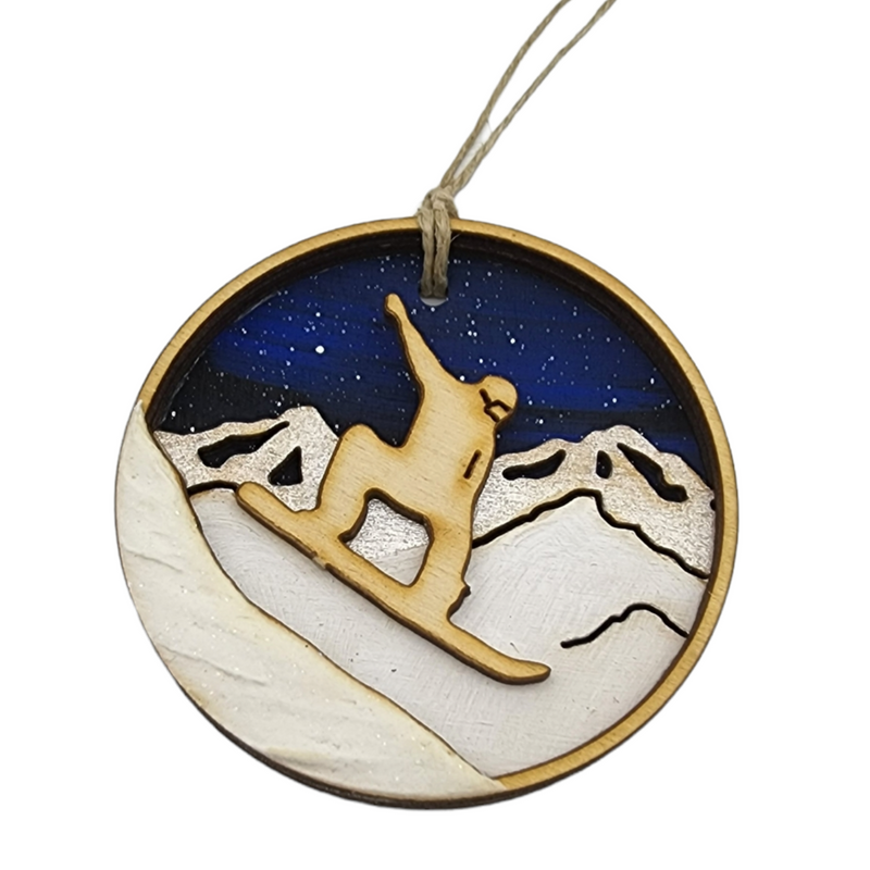 Snowboard Ornament