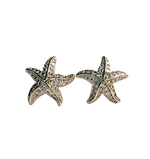Starfish CZ Earrings