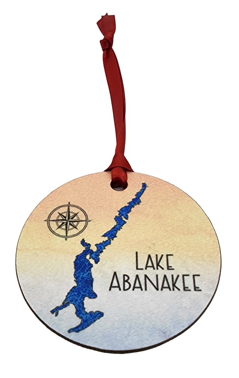 Lake Abanakee Ornament