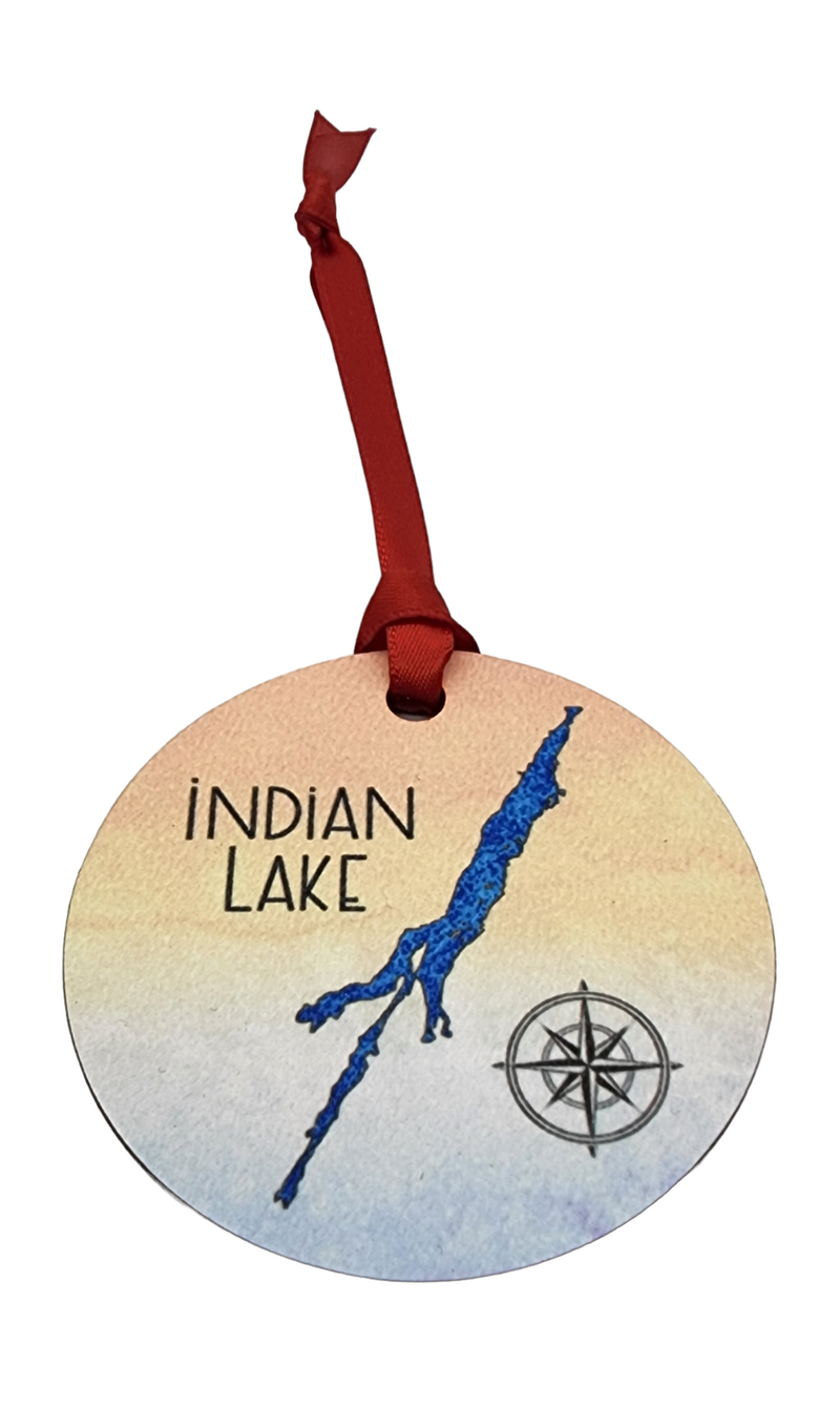 Indian Lake Ornament