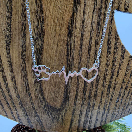 Dog/Cat Heartbeat Necklace